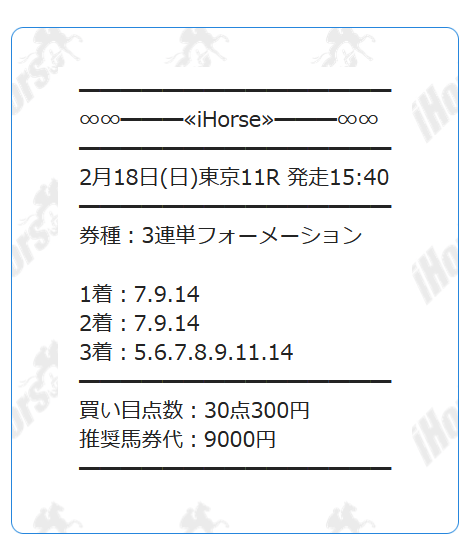 iHorse 有料情報「レガシーシステム」